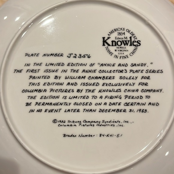 vintage collectors plate - Picture 3 of 6